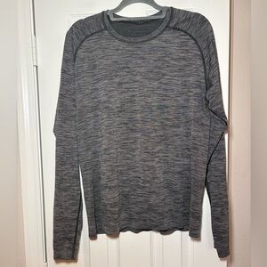Lululemon‎ Swiftly Tech Long Sleeve Men’s Heathered Gray Size L